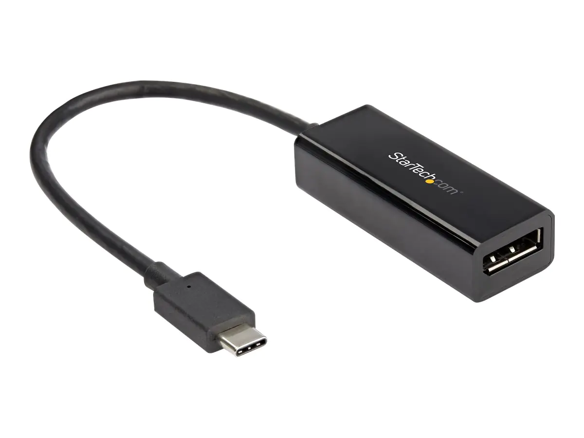 StarTech USB C to DisplayPort Adapter, 8K/5K/4K USB Type C to DP 1.4 Alt Mode Video Converter, HBR3/DSC/HDR, 8K 60Hz, Thunderbolt 3 Compatible DisplayPort 1.4 Monitor Display Adapter - 8K USB-C to DP Adapter (CDP2DP14B) - DisplayPort-Adapter - 24 pin USB- StarTech USB C to DisplayPort Adapter, 8K/5K/4K USB Type C to DP 1.4 Alt Mode Video Converter, HBR3/DSC/HDR, 8K 60Hz, Thunderbolt 3 Compatible DisplayPort 1.4 Monitor Display Adapter - 8K USB-C to DP Adapter (CDP2DP14B) - DisplayPort-Adapter - 24 pin USB-