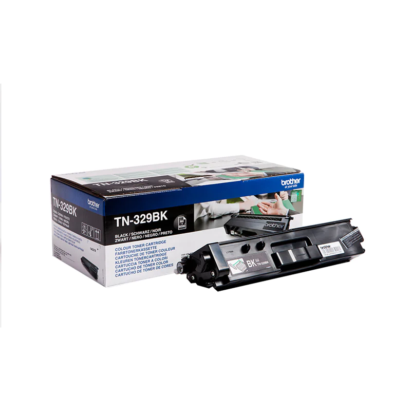 Brother TN329BK - Schwarz - original - Tonerpatrone
