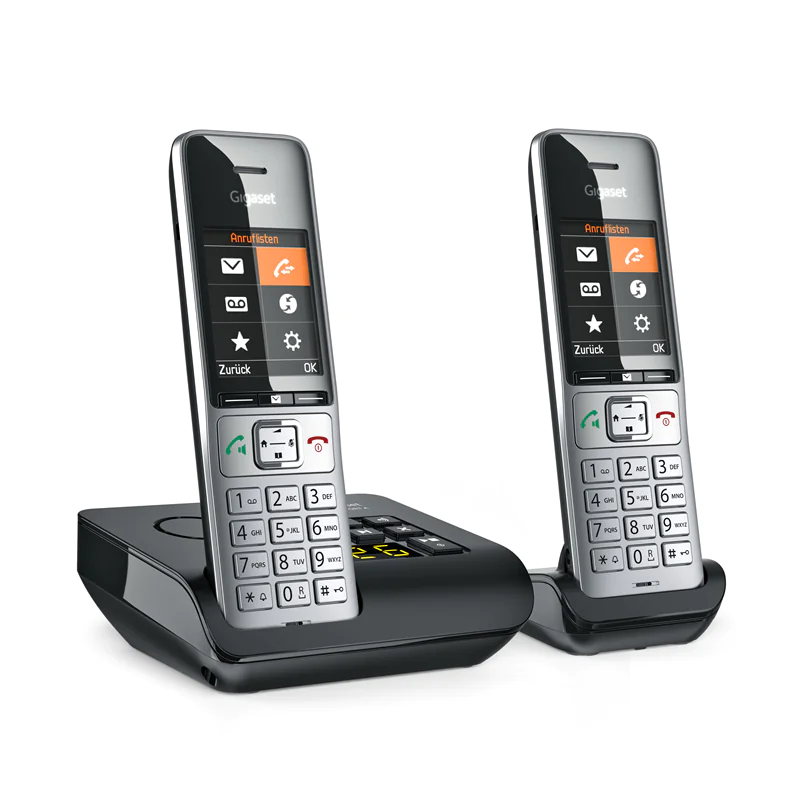 Gigaset 500A Comfort Duo - Schnurlostelefon - Anrufbeantworter - ECO DECT\GAP\CAT-iq - Silver Black + zusätzliches Handset Gigaset 500A Comfort Duo - Schnurlostelefon - Anrufbeantworter - ECO DECT\GAP\CAT-iq - Silver Black + zusätzliches Handset