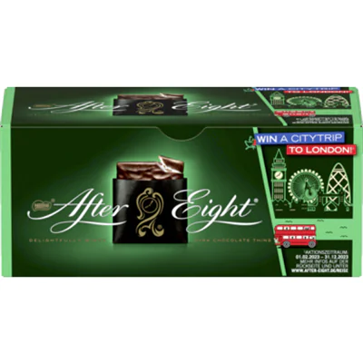 After Eight® Schokolade Classic Minze 200 g/Pack. After Eight® Schokolade Classic Minze 200 g/Pack.