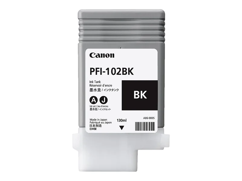 Canon PFI-102 BK - 130 ml - Schwarz - original 0895B001