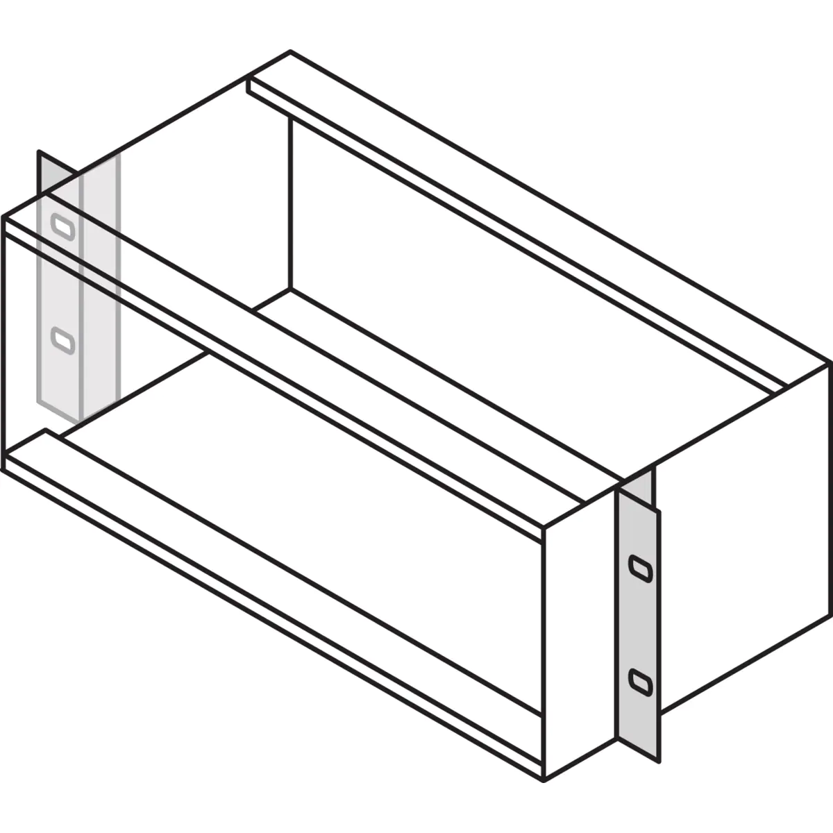SCHROFF 19"WINKEL UNIV. 2STK - Rack-Zubehör 24560199
