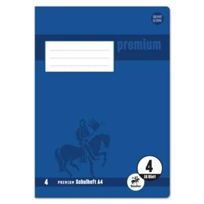 Staufen Schulheft PREMIUM Academy DIN A4 liniert 4 16 Bl.