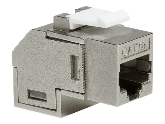 LogiLink Keystone-Koppler - RJ-45 (W) gewinkelt zu RJ-45 (W) NK4025