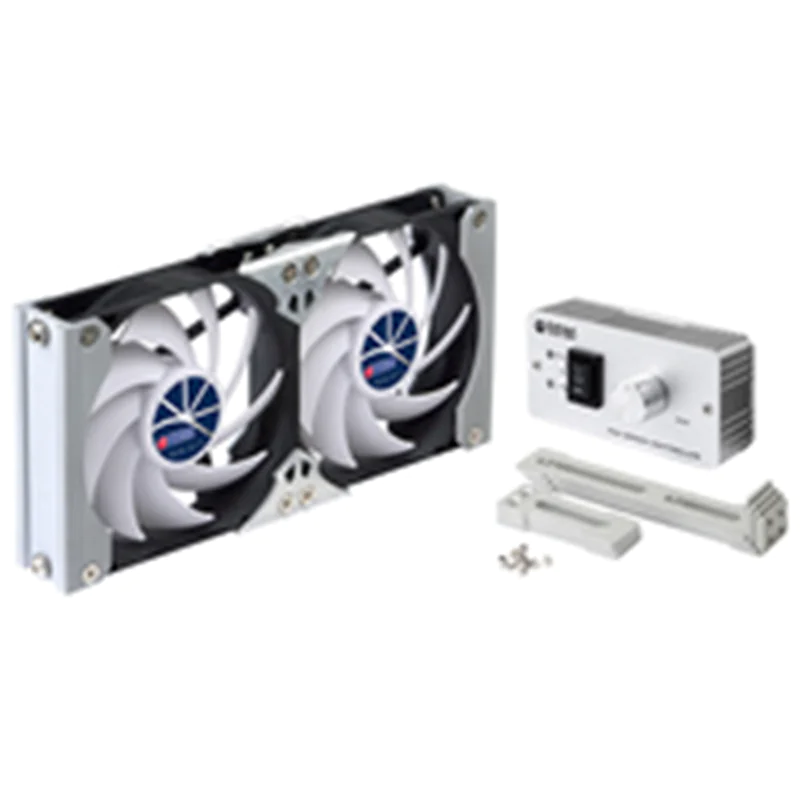 TITAN TTC-SC09TZ(A), Ventilator, 9,2 cm, 2600 RPM, Schwarz, Weiß