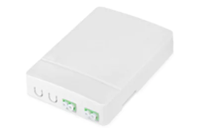 DIGITUS FTTH Gehäuse mit 2 x LC/APC DX Kupplungen DN-931096