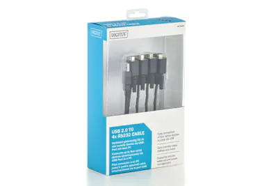 DIGITUS USB 2.0 zu 4xRS232 Kabel DA-70159