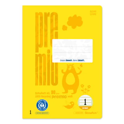 Staufen Schulheft Premio A5 - Bürokleinmaterial - A5 040780001