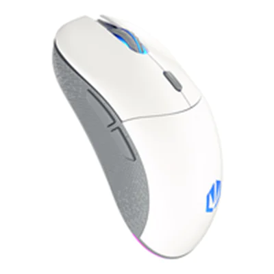 ENDORFY GEM Plus Wireless Onyx White, Beidhändig, Optisch, RF Wireless + USB Type-C, 26000 DPI, Weiß EY6A015