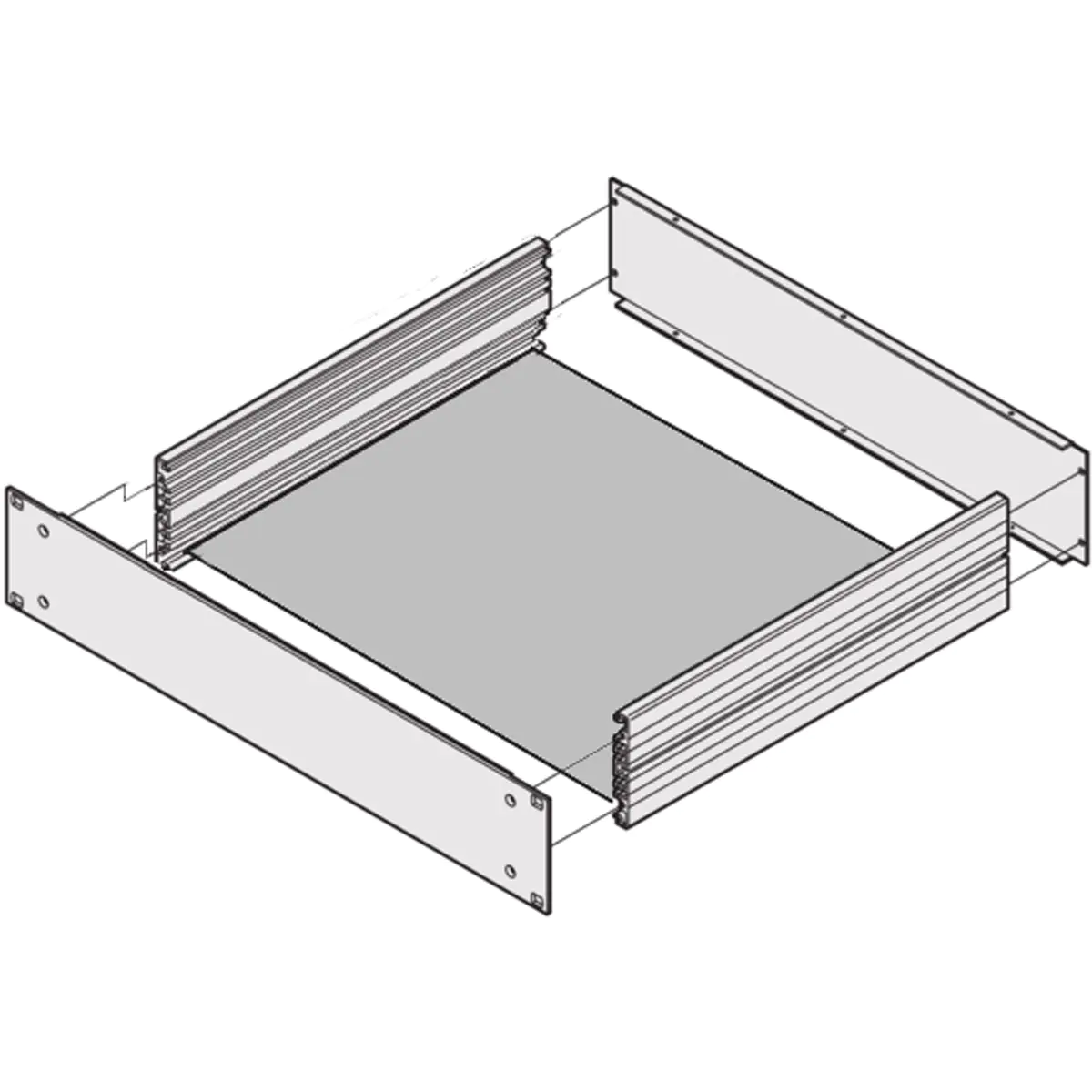SCHROFF 20860109 19 Zoll Montagematerial