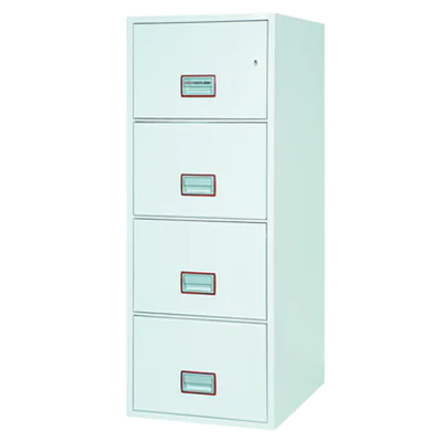 Phoenix Hängeregistraturschrank World Class Vertical Fire File 57 x 145 x 70 cm (B x H x T) Stahl weiß