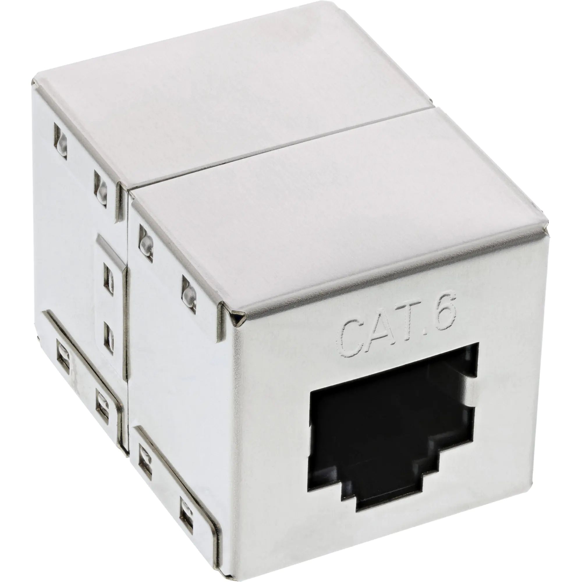 InLine Patchkabelkupplung Cat.6 - 2x RJ45 Buchse - geschirmt 69990B