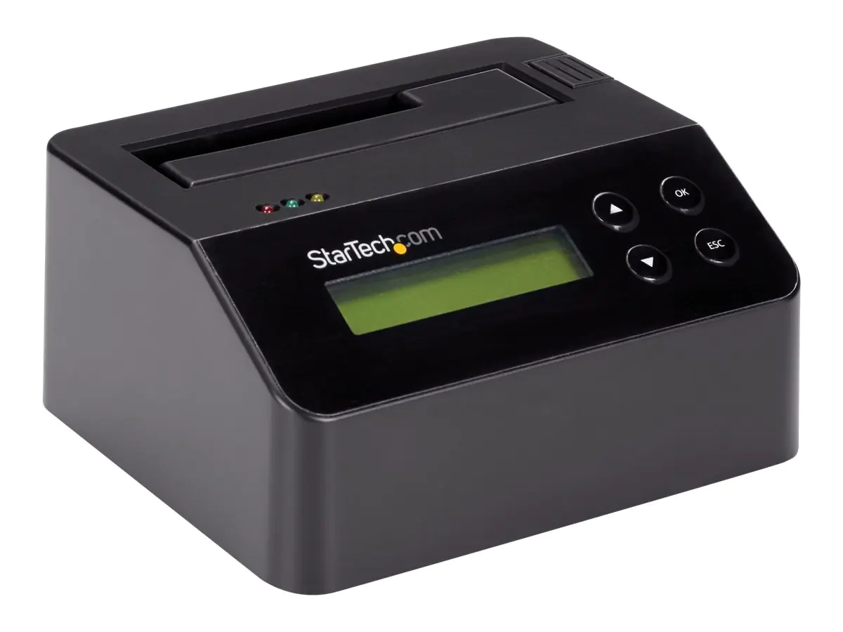 StarTech Festplatten Eraser - für 2,5" / 3,5" SATA SSD Laufwerk - USB 3.0 - 4Kn Unterstützung - Festplatten Dock - Festplattenlöscher - 2.5" / 3.5" - SATA 6Gb/s - Schwarz - für P/N: SVA12M5NA
