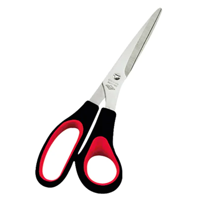 WEDO Schere 9768 21,0cm Edelstahl Softgriff schwarz/rot WEDO Schere 9768 21,0cm Edelstahl Softgriff schwarz/rot