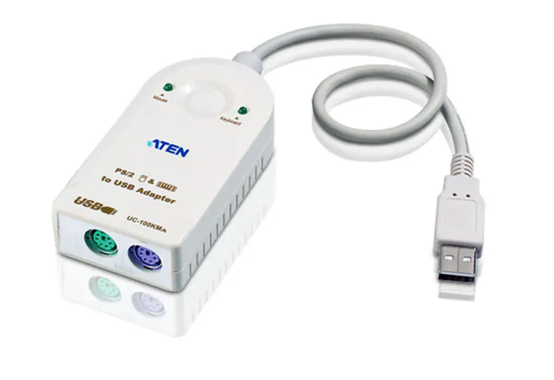 Aten KVM Adapter mini PS/2 4-polig USB Typ A UC100KMA 30.0 cm