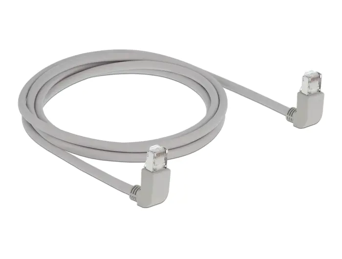 Delock Patch-Kabel - RJ-45 (M) nach oben gewinkelt zu RJ-45 (M) 83523