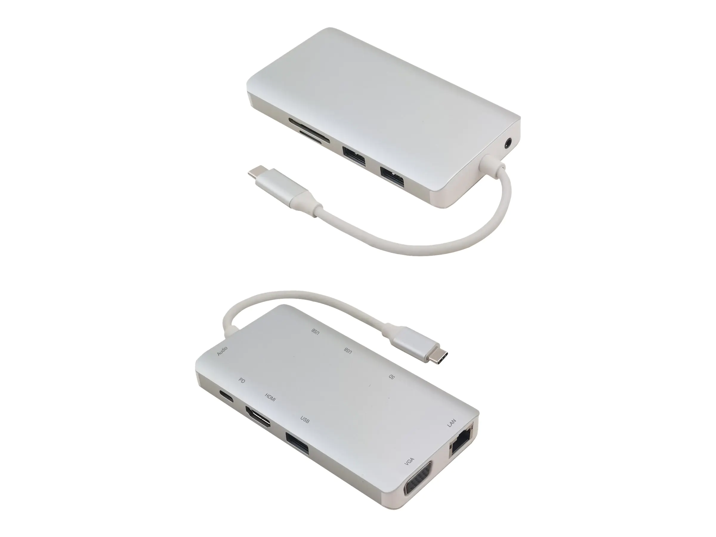 Helos Premium - Dockingstation - USB-C 3.1 - VGA, HDMI - 1GbE Helos Premium - Dockingstation - USB-C 3.1 - VGA, HDMI - 1GbE