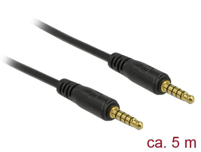 Delock Audiokabel - 5-poliger Mini-Stecker männlich zu 5-poliger Mini-Stecker männlich 85699
