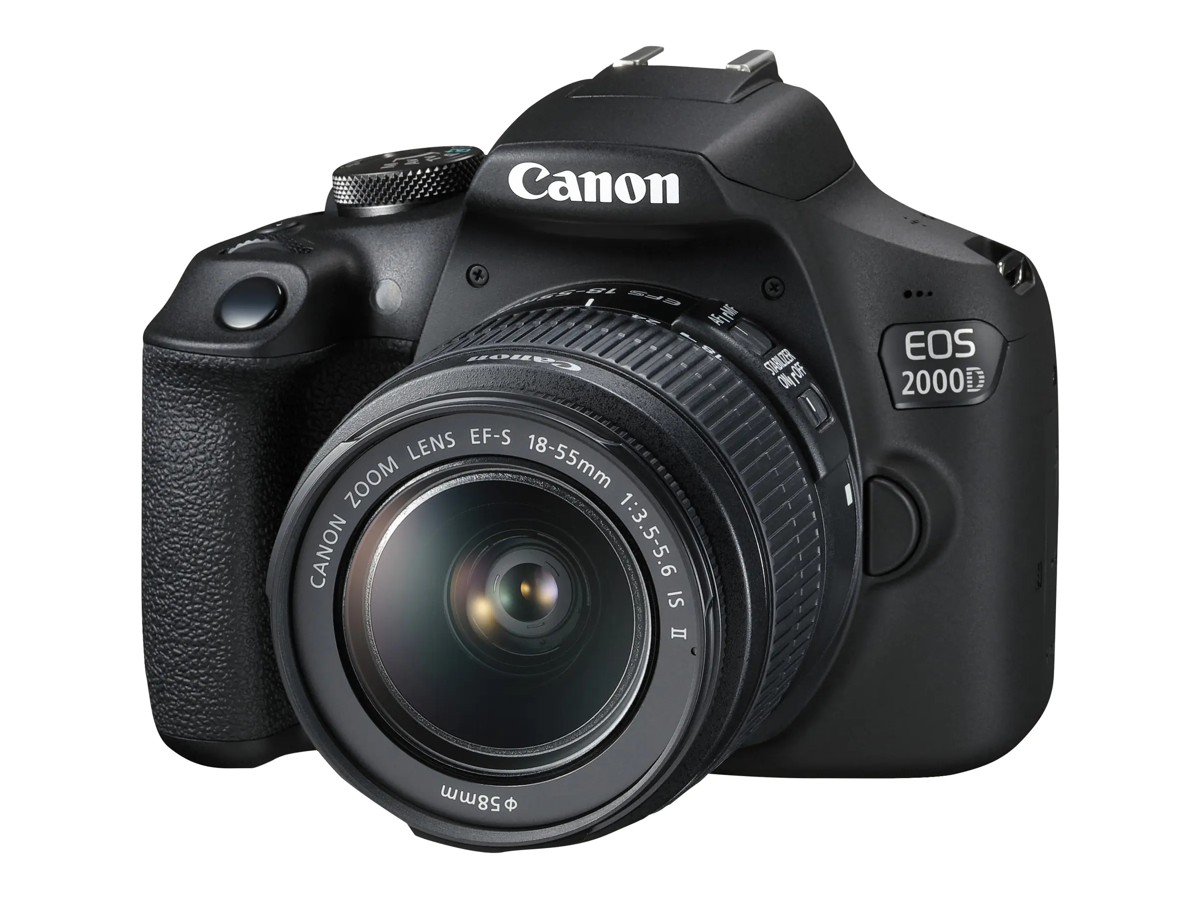 Canon EOS 2000D - Digitalkamera - SLR - 24.1 MPix - APS-C - 1080p / 30 BpS - 3x optischer Zoom EF-S 18-55-mm-IS-II-Objektiv - Wi-Fi, NFC Canon EOS 2000D - Digitalkamera - SLR - 24.1 MPix - APS-C - 1080p / 30 BpS - 3x optischer Zoom EF-S 18-55-mm-IS-II-Objektiv - Wi-Fi, NFC