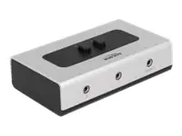 DeLock Switch Stereo Jack 3.5 mm - Audio-Switch - 2 x Audio - Desktop DeLock Switch Stereo Jack 3.5 mm - Audio-Switch - 2 x Audio - Desktop