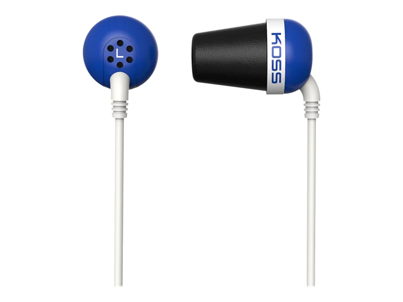 Koss PLUG B, Kopfhörer, im Ohr, Musik, Blau, 1,2 m, Verkabelt 145185357