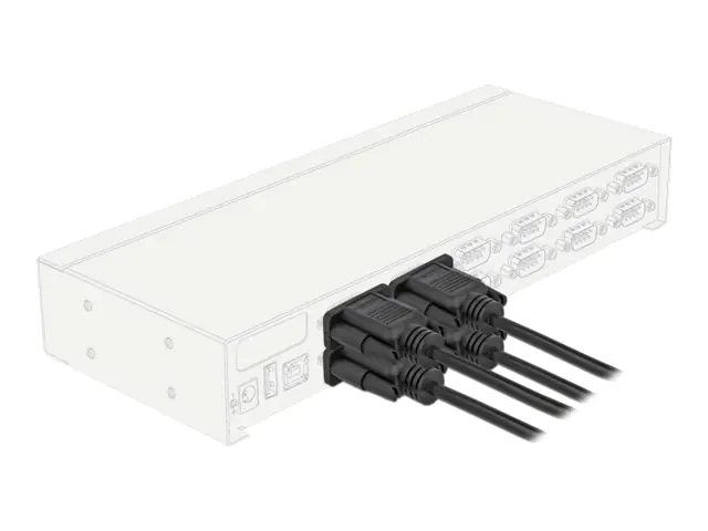Delock Nullmodemkabel - DB-9 (W) zu DB-9 (W) 87472