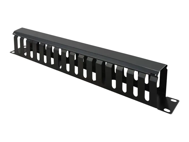 VALUE - Kabelmanagement - Vorderseite - Schwarz, RAL 9005 - 1U - 48.3 cm (19")