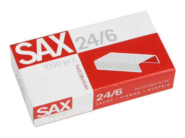 SAX Heftklammern 1-246-00 24/6 SAX verzinkt