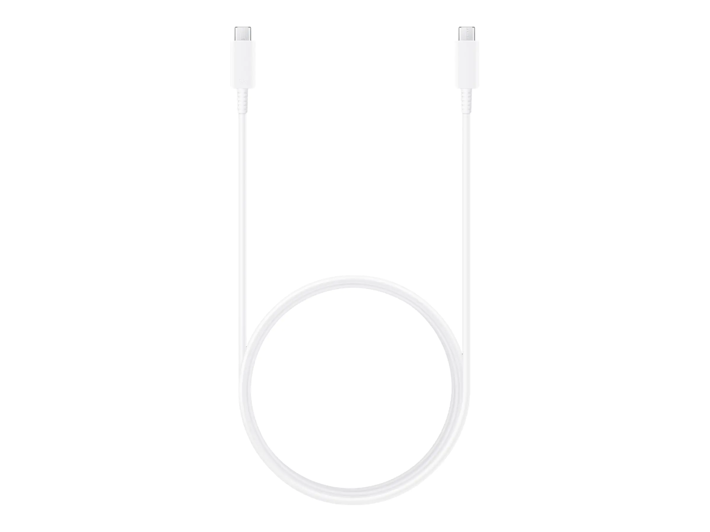Samsung EP-DX510 - USB-Kabel - 24 pin USB-C (M) zu 24 pin USB-C (M) - USB 2.0 - 5 A - 1.8 m - weiß