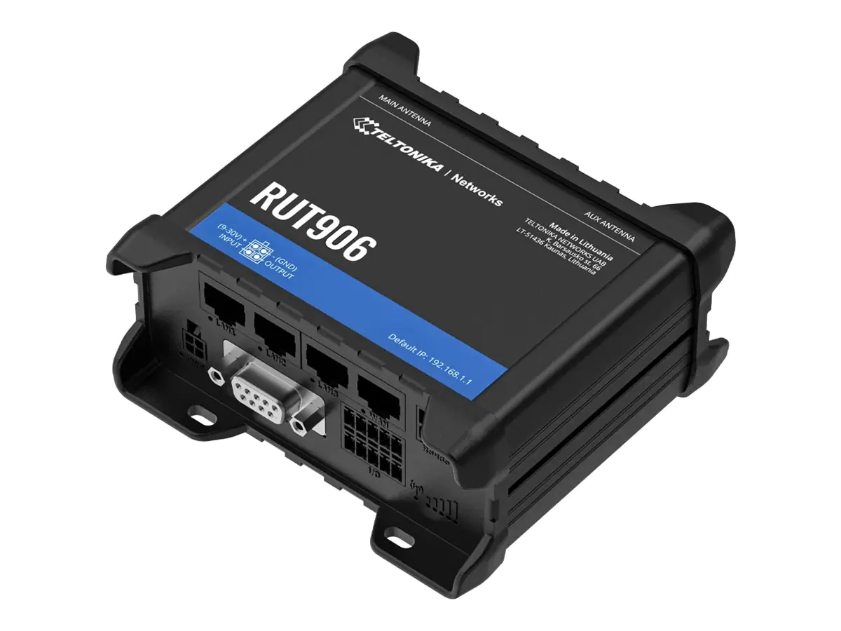 Teltonika RUT906 - Wireless Router - WWAN 3-Port-Switch RUT906000000