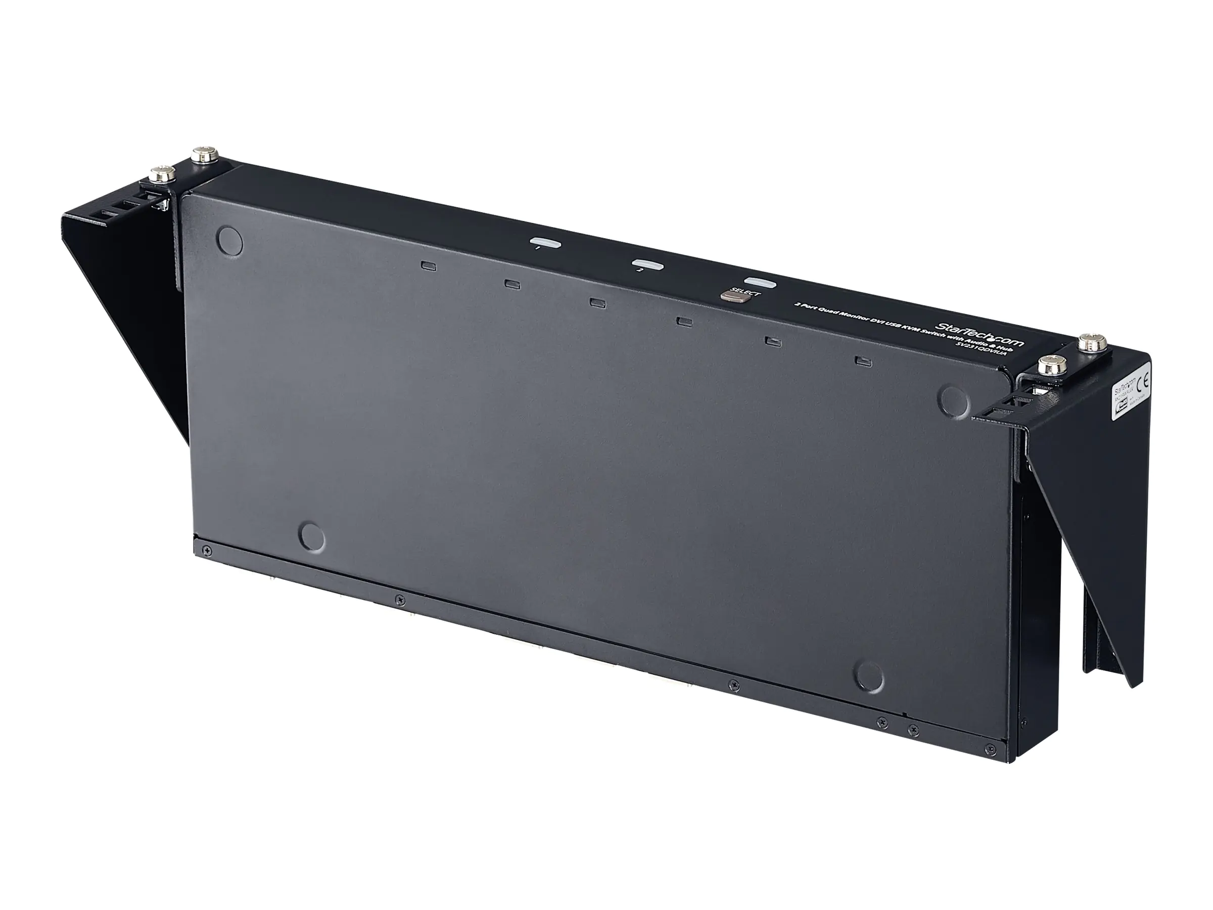 StarTech 2HE 19 Zoll Wandmontage Geräte Rack - Open Frame Rack - Stahl - Schwarz - Halterung - geeignet für Wandmontage - Schwarz - 2U - 48.3 cm (19") - für P/N: SV831DUSBUK StarTech 2HE 19 Zoll Wandmontage Geräte Rack - Open Frame Rack - Stahl - Schwarz - Halterung - geeignet für Wandmontage - Schwarz - 2U - 48.3 cm (19") - für P/N: SV831DUSBUK