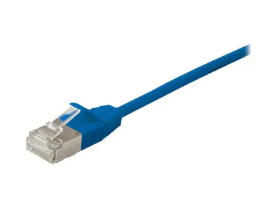 Equip Cat.6A F/FTP Slim-Patchkabel, 5.0m, Blau, 5 m, Cat6a, F/FTP (FFTP), RJ-45, RJ-45, Blau 606137