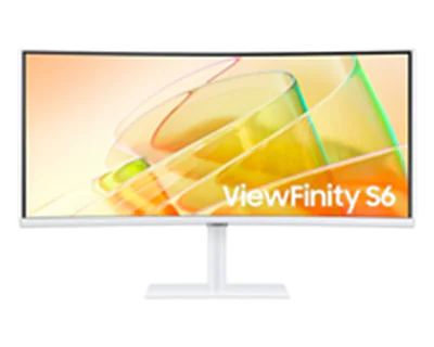 Samsung ViewFinity S6 S34C650TAU - S65TC Series - LED-Monitor - gebogen - 86.4 cm (34") - 3440 x 1440 UWQHD @ 100 Hz - VA - 350 cd/m² - 3000:1 - HDR10 - 5 ms - 2x Thunderbolt 4, HDMI, DisplayPort - Lautsprecher - Warm White Samsung ViewFinity S6 S34C650TAU - S65TC Series - LED-Monitor - gebogen - 86.4 cm (34") - 3440 x 1440 UWQHD @ 100 Hz - VA - 350 cd/m² - 3000:1 - HDR10 - 5 ms - 2x Thunderbolt 4, HDMI, DisplayPort - Lautsprecher - Warm White