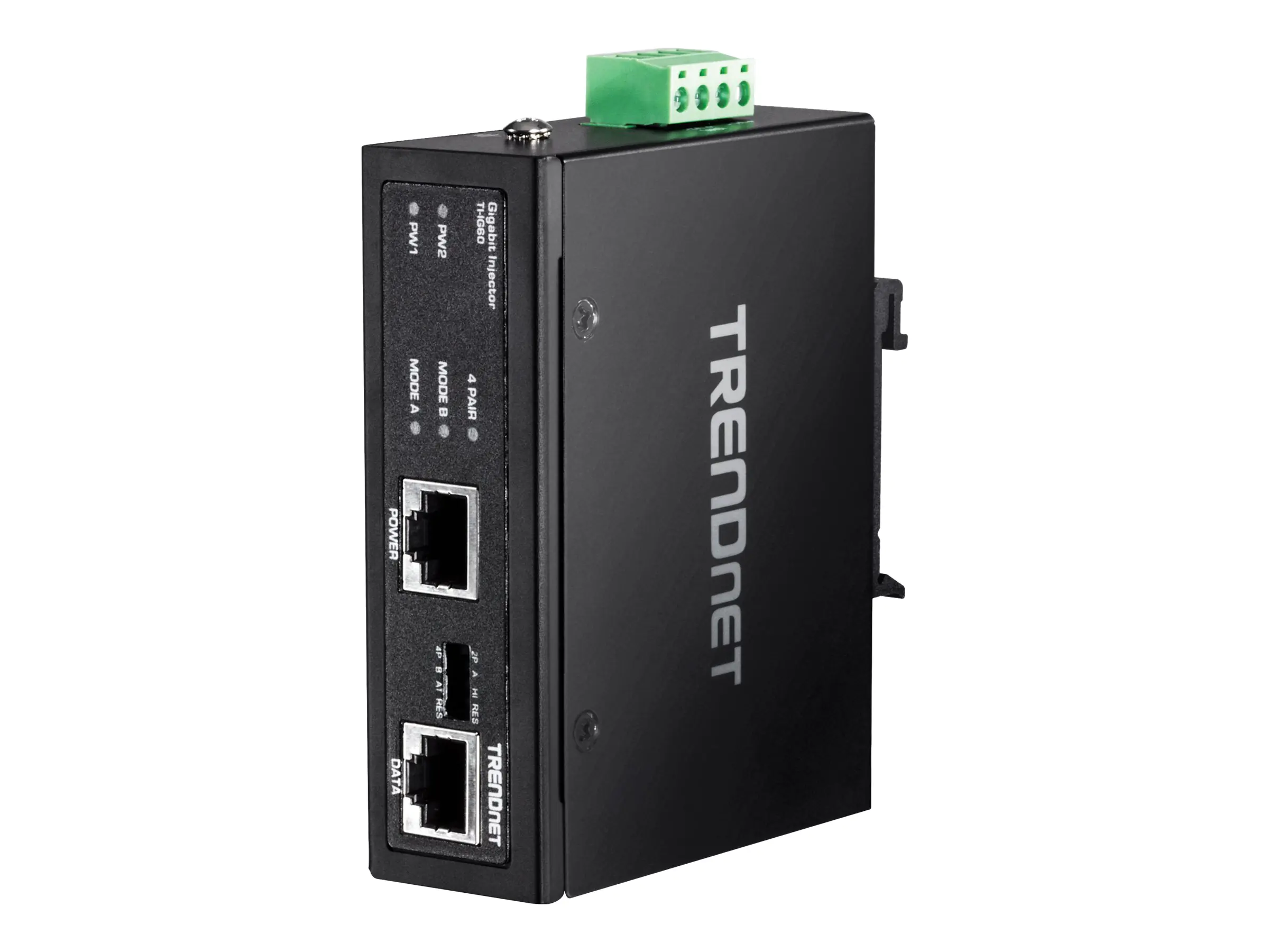 TRENDnet TI-IG60 - Power Injector (DIN-Schienenmontage möglich) - 60 Watt - Ausgangsanschlüsse: 1