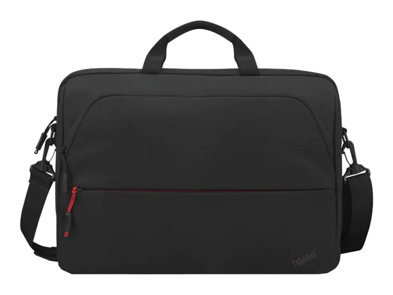 Lenovo ThinkPad Essential Topload (Eco) - Notebook-Tasche - 35.6 cm - 13" - 14" - Schwarz mit roten Akzenten - für IdeaPad S340-14; ThinkCentre M75t Gen 2; ThinkPad E14 Gen 3; X1 Nano Gen 2; Z13 Gen 1 Lenovo ThinkPad Essential Topload (Eco) - Notebook-Tasche - 35.6 cm - 13" - 14" - Schwarz mit roten Akzenten - für IdeaPad S340-14; ThinkCentre M75t Gen 2; ThinkPad E14 Gen 3; X1 Nano Gen 2; Z13 Gen 1