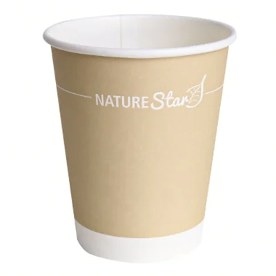 NATURE Star Trinkbecher Only Paper Einweg 150ml Hartpapier hellbraun 50 St./Pack. NATURE Star Trinkbecher Only Paper Einweg 150ml Hartpapier hellbraun 50 St./Pack.