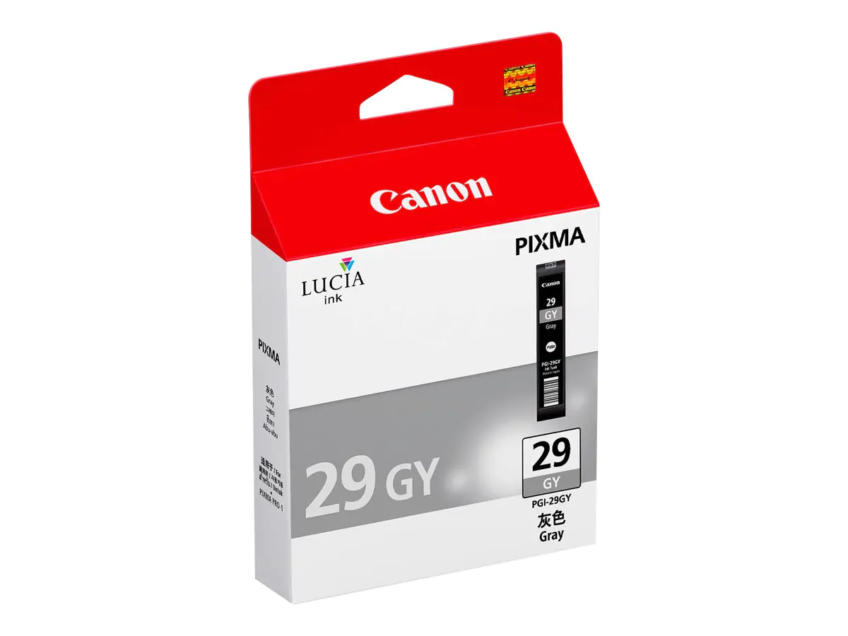 Canon PGI-29GY - 36 ml - Grau - Original - Tintenbehälter - für PIXMA PRO-1 Canon PGI-29GY - 36 ml - Grau - Original - Tintenbehälter - für PIXMA PRO-1