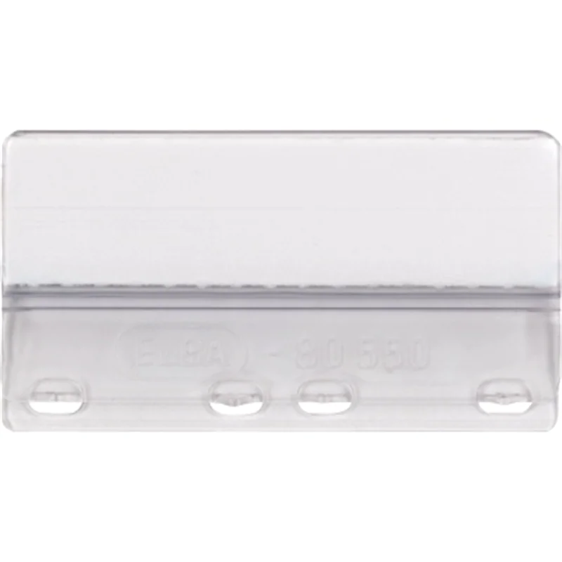 ELBA Vollsichtreiter 100552031 3zeilig 50x75mm tr 50 St./Pack.