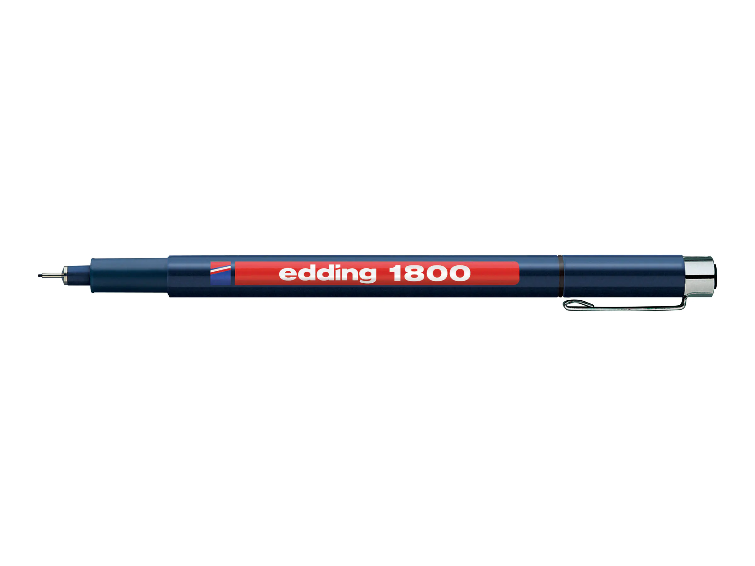 EDDING 1800 - Fineliner - Schwarz - Pigmenttinte 4-180001001