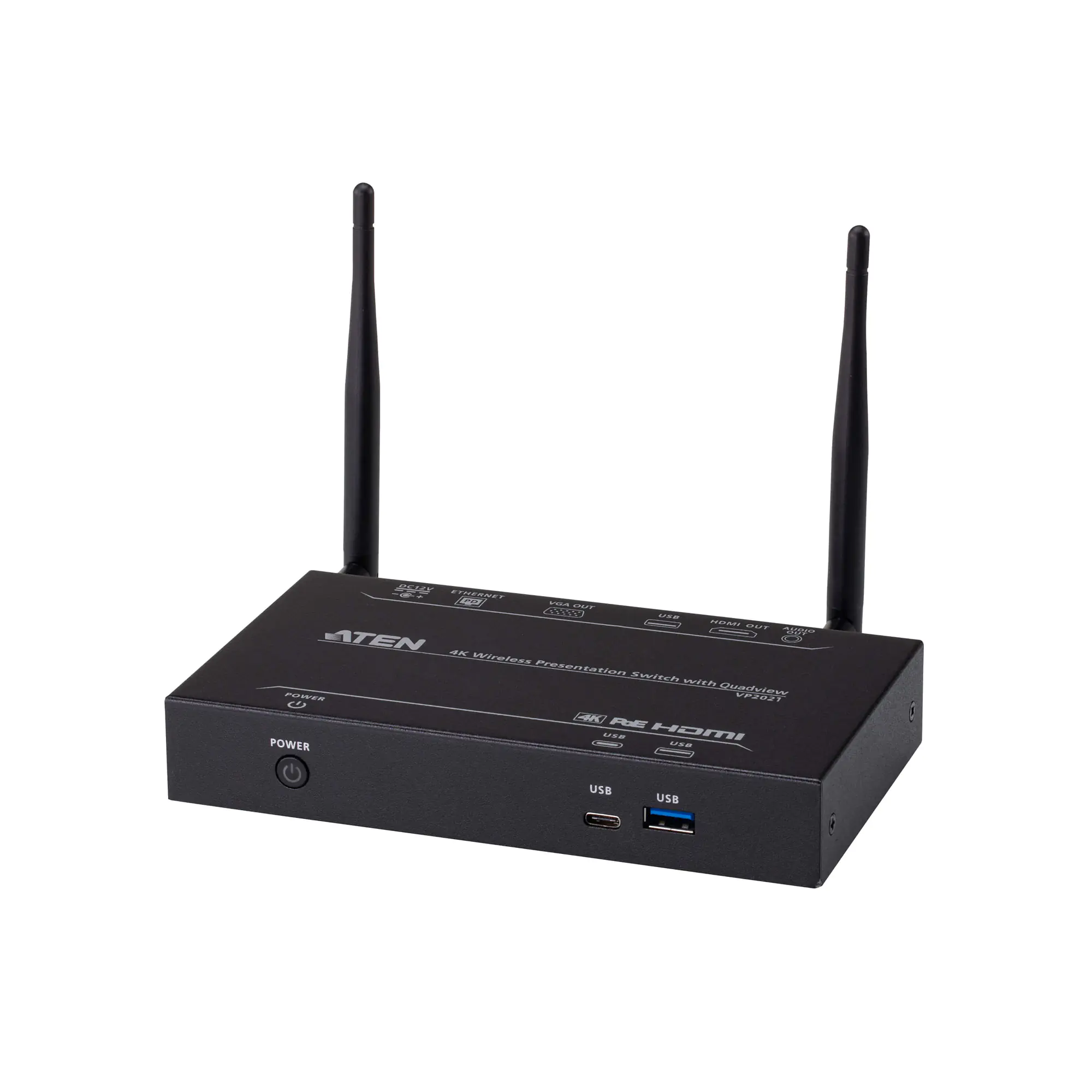 ATEN PresentON VP2021 - Video/Audio-Schalter - 1 x HDMI + 1 x VGA - Desktop
