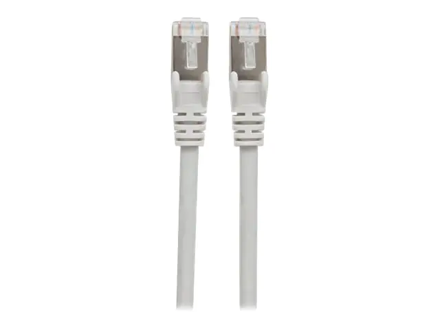 Intellinet Network Patch Cable, Cat7 Cable/Cat6A Plugs, 3m, Grey, Copper, S/FTP, LSOH / LSZH, PVC, RJ45, Gold Plated Contacts, Snagless, Booted, Polybag - Patch-Kabel - RJ-45 (M) bis RJ-45 (M) - 3 m - SFTP - CAT 7 (Kabel) / CAT 6a (Anschlüsse) - halogenfr Intellinet Network Patch Cable, Cat7 Cable/Cat6A Plugs, 3m, Grey, Copper, S/FTP, LSOH / LSZH, PVC, RJ45, Gold Plated Contacts, Snagless, Booted, Polybag - Patch-Kabel - RJ-45 (M) bis RJ-45 (M) - 3 m - SFTP - CAT 7 (Kabel) / CAT 6a (Anschlüsse) - halogenfr