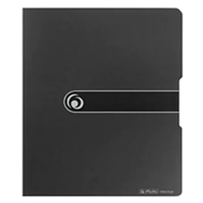 Herlitz Ringbuch 11205713 DIN A4 2Ringe 16mm opak schwarz