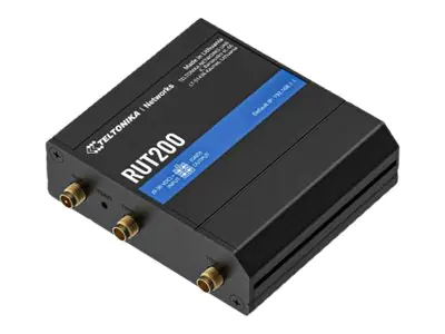 Teltonika RUT200 - Wireless Router - WWAN - Wi-Fi - 2,4 GHz - 4G, 2G, 3G - an DIN-Schiene montierbar Teltonika RUT200 - Wireless Router - WWAN - Wi-Fi - 2,4 GHz - 4G, 2G, 3G - an DIN-Schiene montierbar