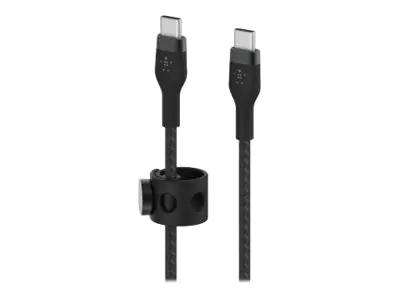 Belkin BoostCharge - USB-Kabel - 24 pin USB-C (M) zu 24 pin USB-C (M) - 1 m - Schwarz Belkin BoostCharge - USB-Kabel - 24 pin USB-C (M) zu 24 pin USB-C (M) - 1 m - Schwarz