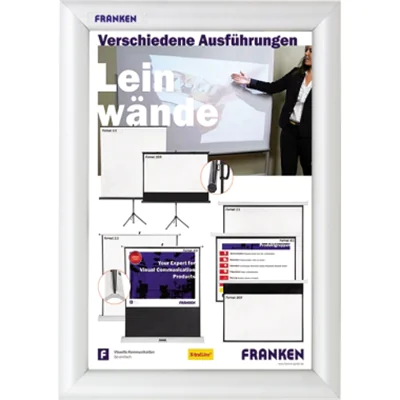 Franken Wechselrahmen BS1801 24,1x32,8x1,1cm Aluminium silber Franken Wechselrahmen BS1801 24,1x32,8x1,1cm Aluminium silber