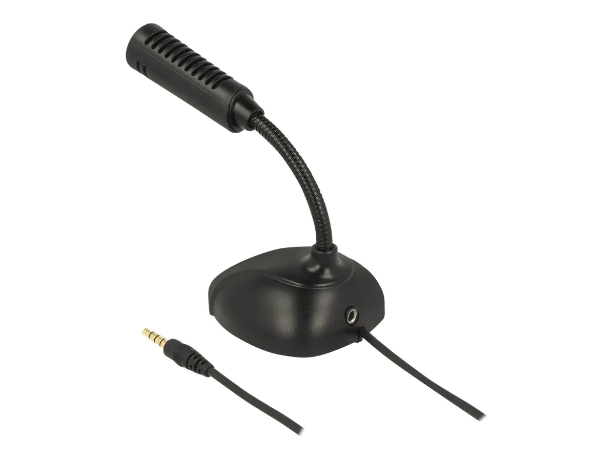 Delock Mikrofon - Schwarz 65872