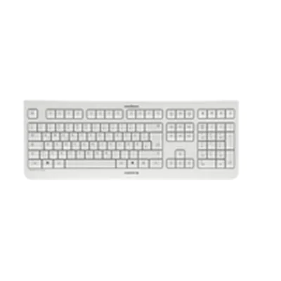 CHERRY KW 3000 - Tastatur - geräuscharm, Full-Size-Layout - kabellos - 2.4 GHz - QWERTZ - Deutsch - weiß CHERRY KW 3000 - Tastatur - geräuscharm, Full-Size-Layout - kabellos - 2.4 GHz - QWERTZ - Deutsch - weiß