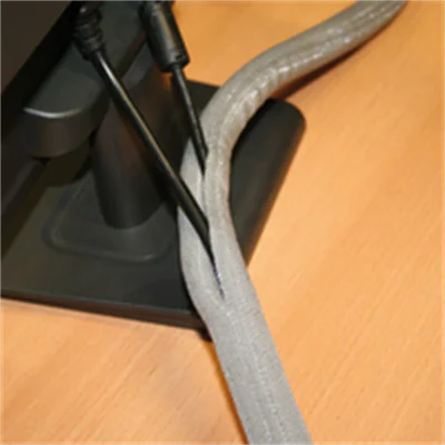 VALUE 19.08.3154 Kabel-Organizer Cable sock Tisch/Bank Grau 1 Stück(e)