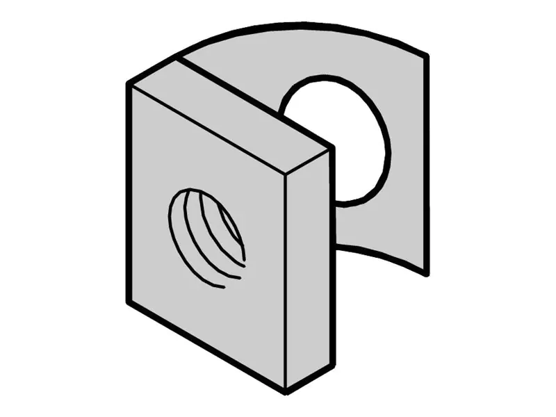 Schroff - Vorspannmutter für Rack - 48.3 cm (19") (Packung mit 50) Schroff - Vorspannmutter für Rack - 48.3 cm (19") (Packung mit 50)