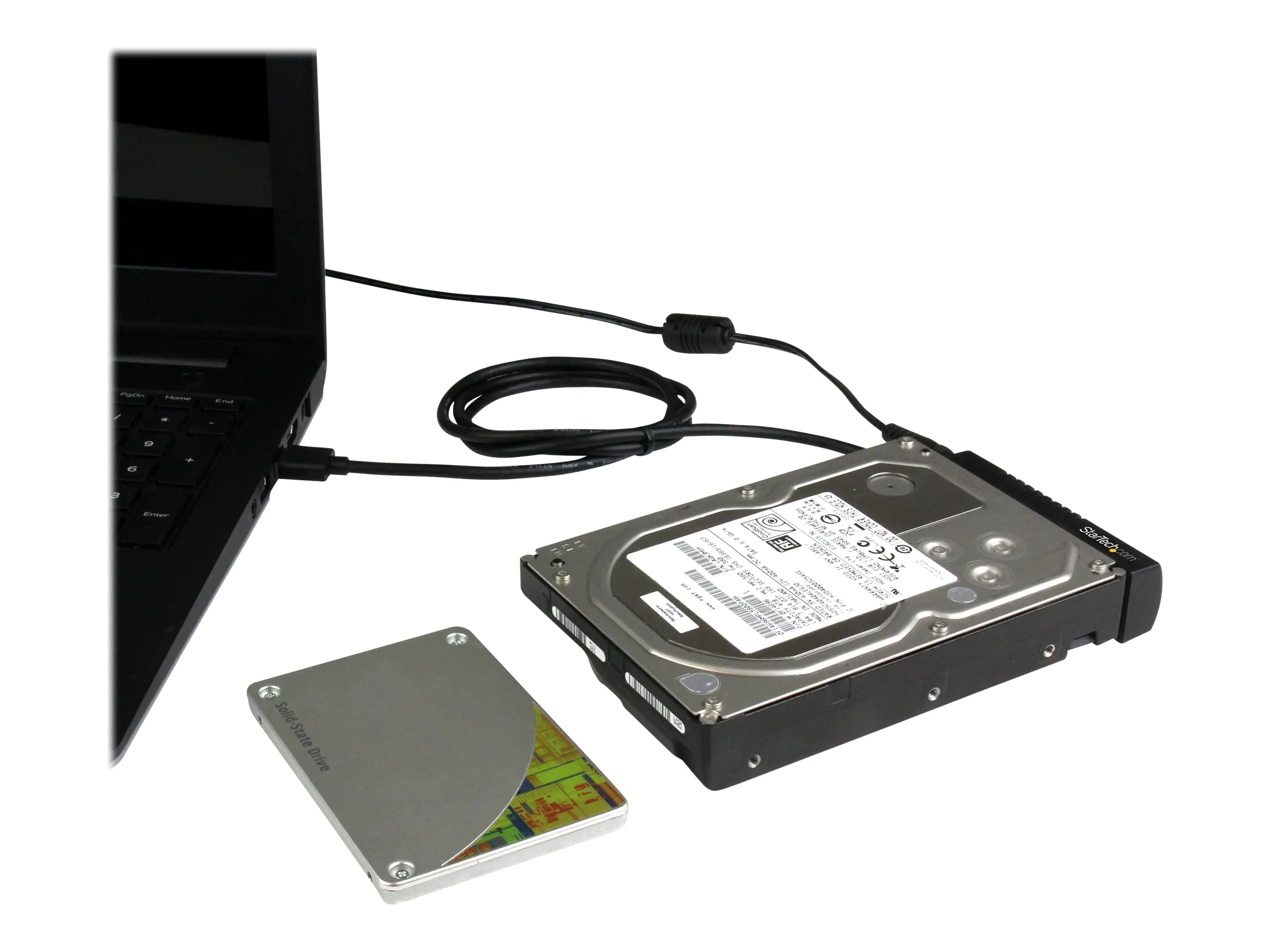 StarTech.com Startech USB 3.1 (10Gbit/s) Adapter Kabel für 2,5" und 3,5" SATA SSD/HDD Laufwerke - Unterstützt SATA III - Speicher-Controller - 2.5", 3.5" (6.4 cm, 8.9 cm) USB312SAT3